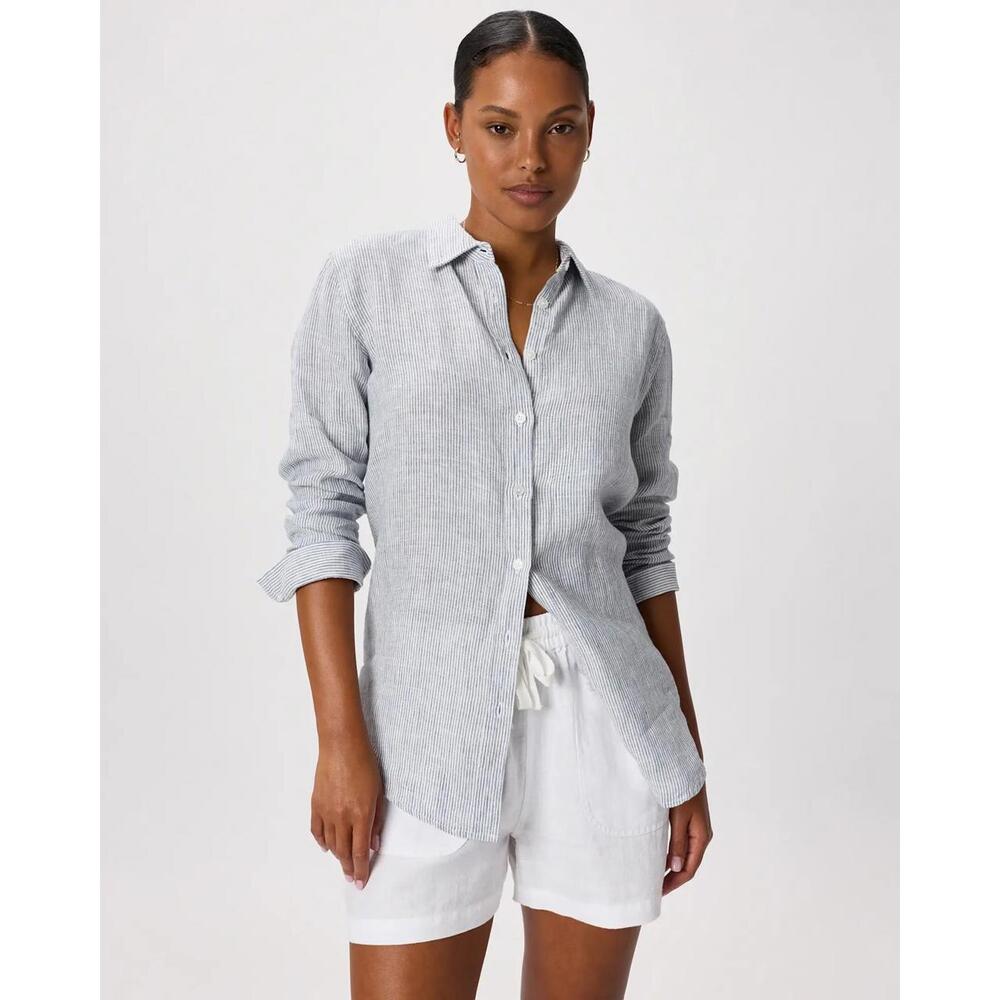 Quince 100% European Linen Long Sleeve Shirt XS